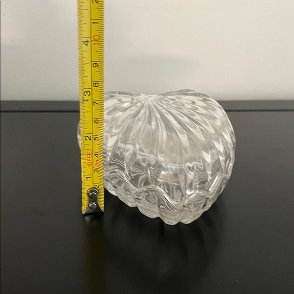 Vintage Crystal Zajecar Heart Trinket Box - Picture 6 of 6